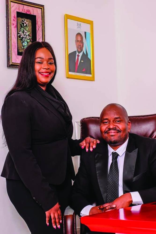 Managing Directors of  Homeserve Properties Mr and Mrs Gaolape 