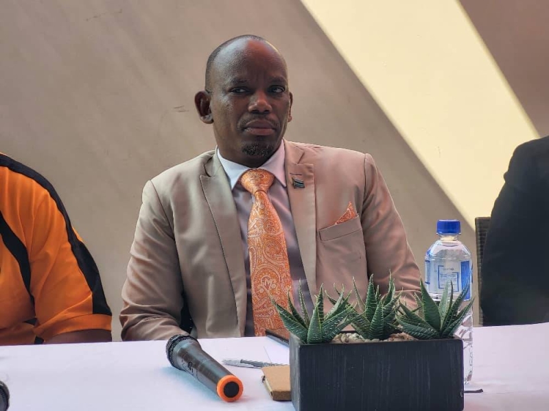 Newly-elected President of Botswana Movement Democracy (BMD), Reverend Thuso Tiego
