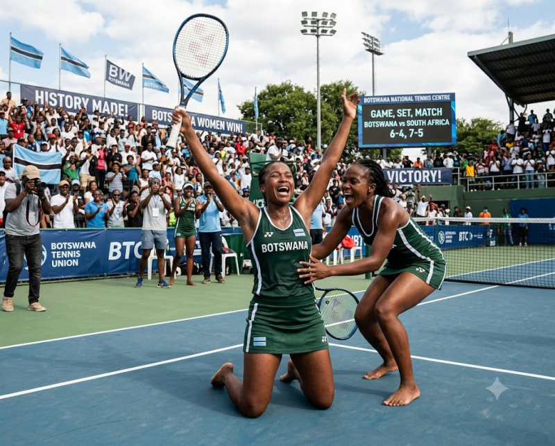 Game, Set, History: Botswana Women Celebrate Breakthrough Tennis Victory