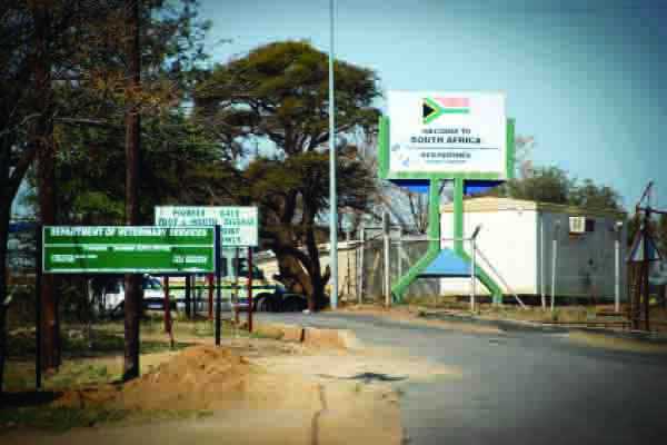 Botswana, South Africa border roads not yet tarred