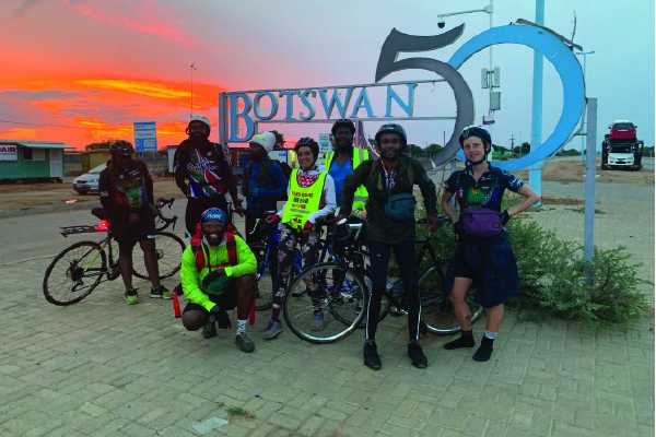 Jo’burg Cycling buddies reach Gaborone