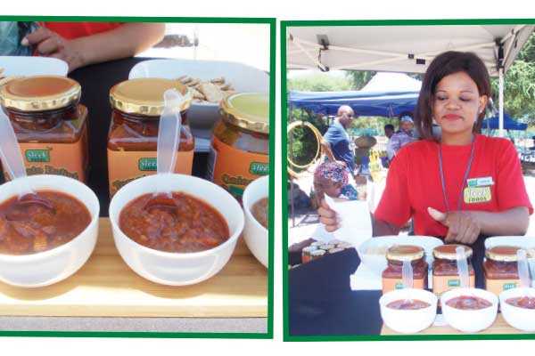 A yummy taste of locally produced relish