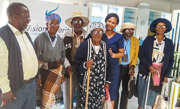 Pensioners get free eye screening and specs