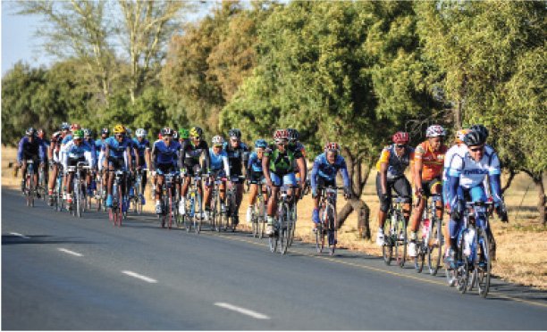 MALOPE CYCLING CHALLENGE RIDES ON KANYE TERRAIN